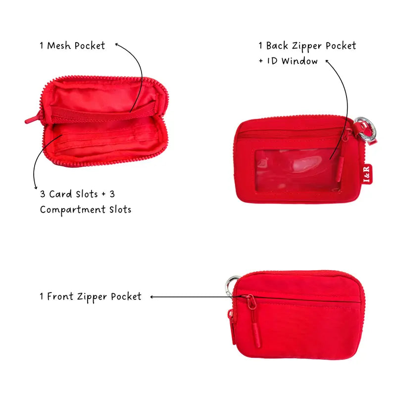 Nylon Zipper Wallet - Multi-Pocket Organization For Fast Everyday Carry