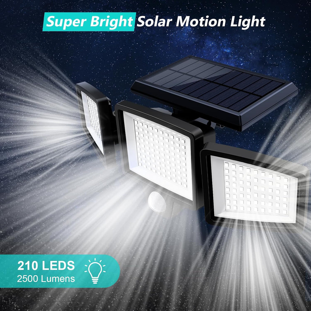 Ultra-Bright Solar Security Motion Lights