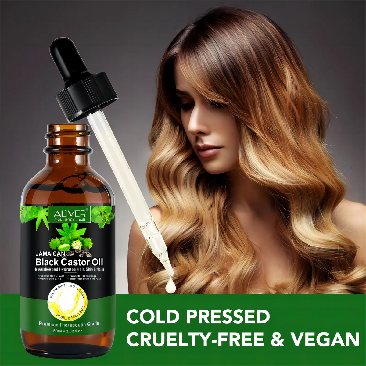 Jamaican Black Castor Oil for Stronger-Looking Hair, Softer Skin & Healthier-Looking Nails