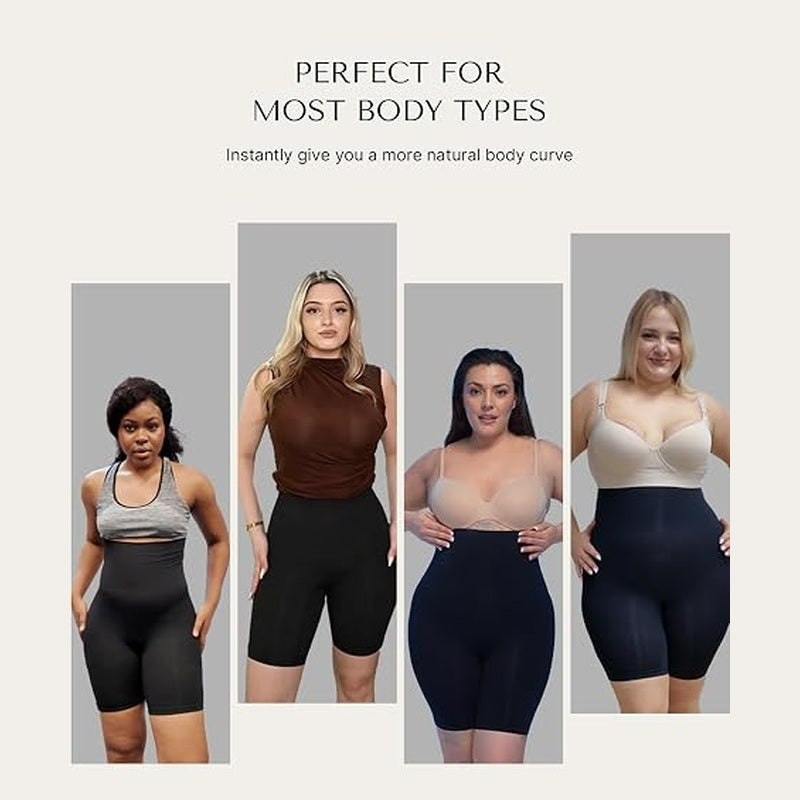 Seamless Sculpting Shorts – High-Waisted Non-Slip Support For Instant Tummy Smoothing & Waist Confidence