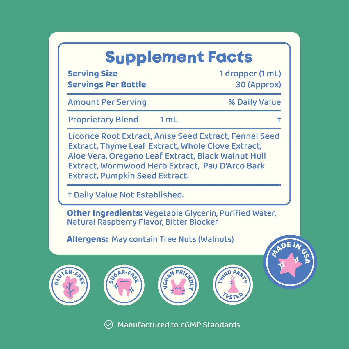 ParaPatrol Kids’ Herbal Blend - Feel Lighter Every Day With This Plant-Based Liquid Gut Cleanse
