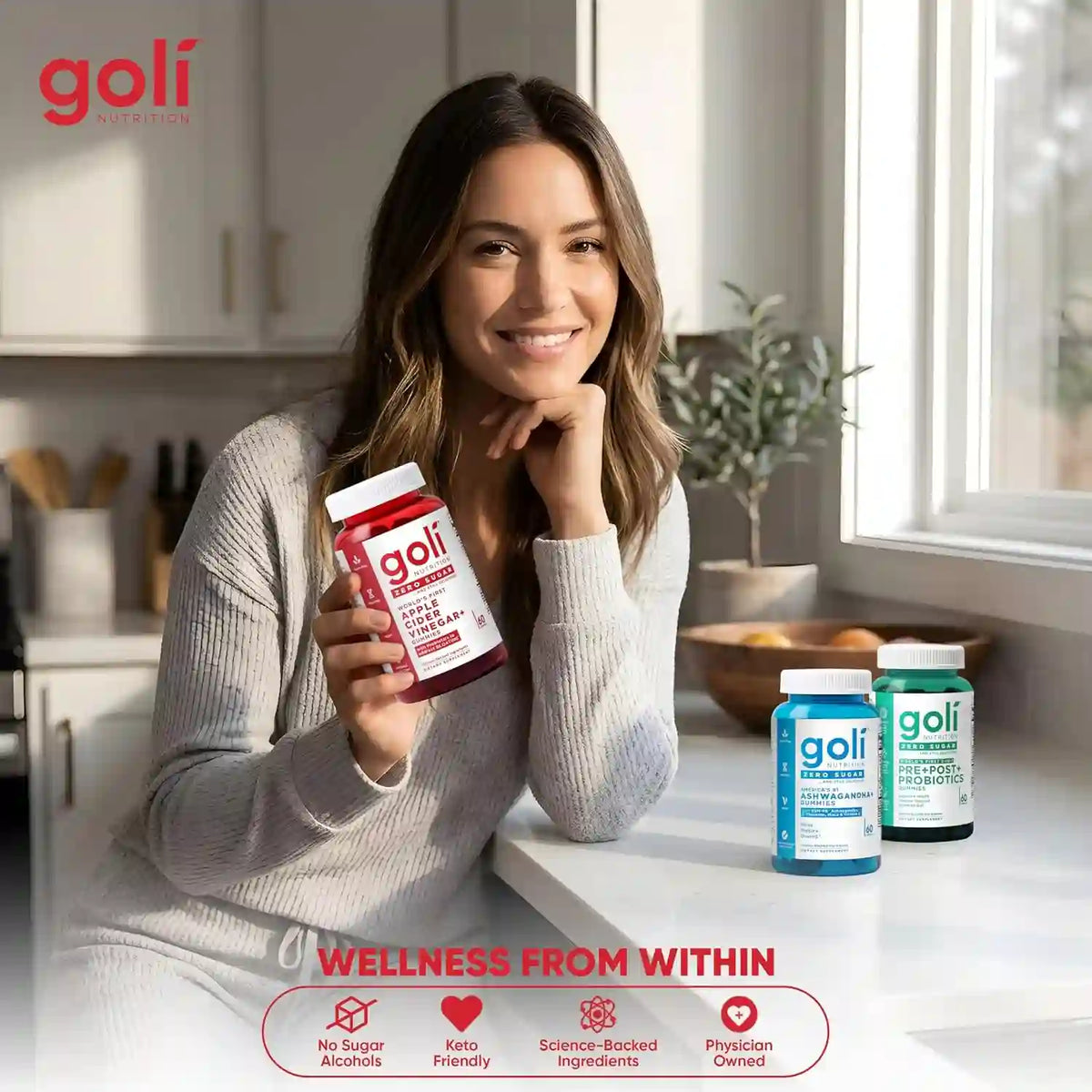 Gummies – Zero Sugar Triple Formula For Maximum Daily Wellness & Vitality