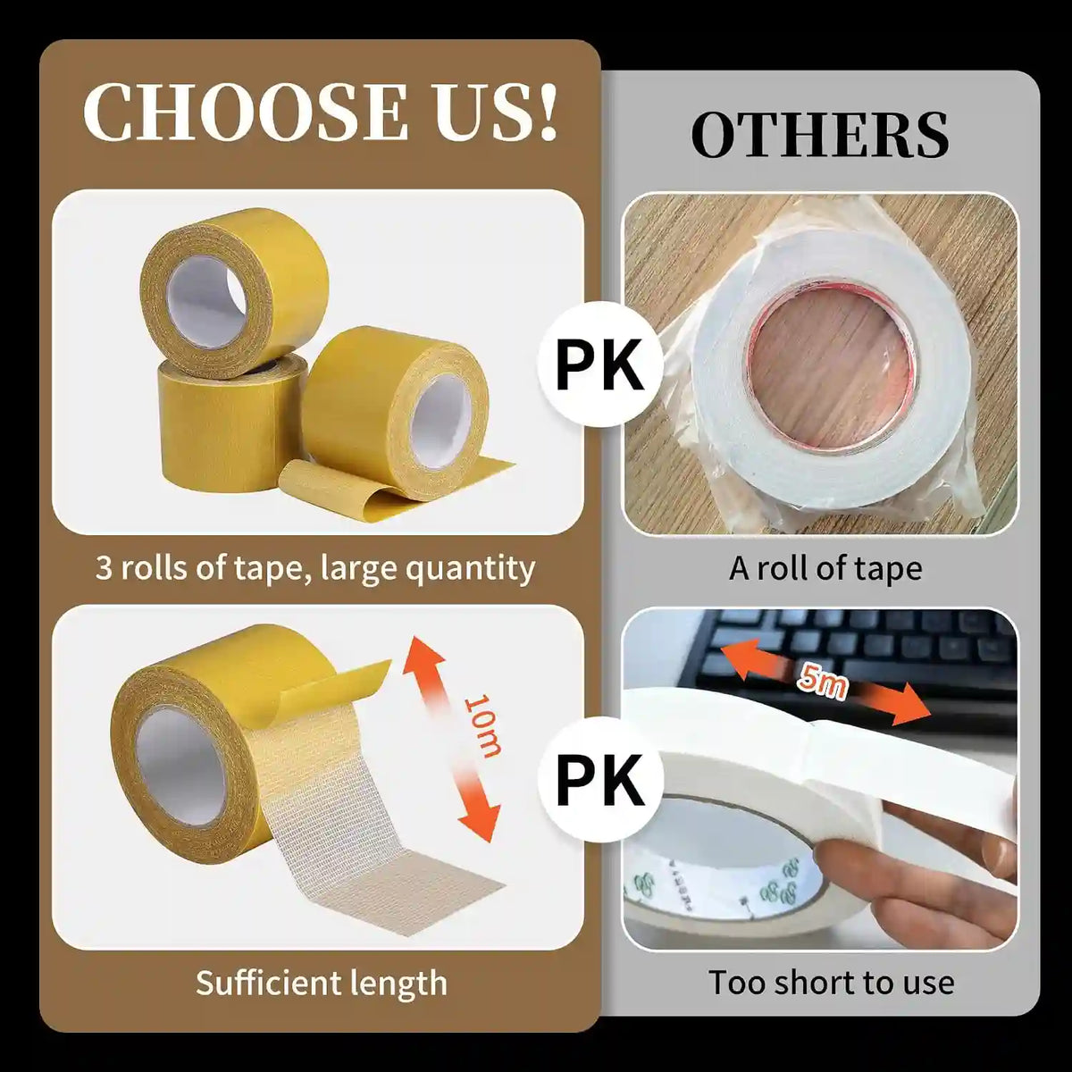 Double-Sided Mesh Tape – Ultra-Strong Heavy-Duty Adhesive For Instant Residue-Free Bonding