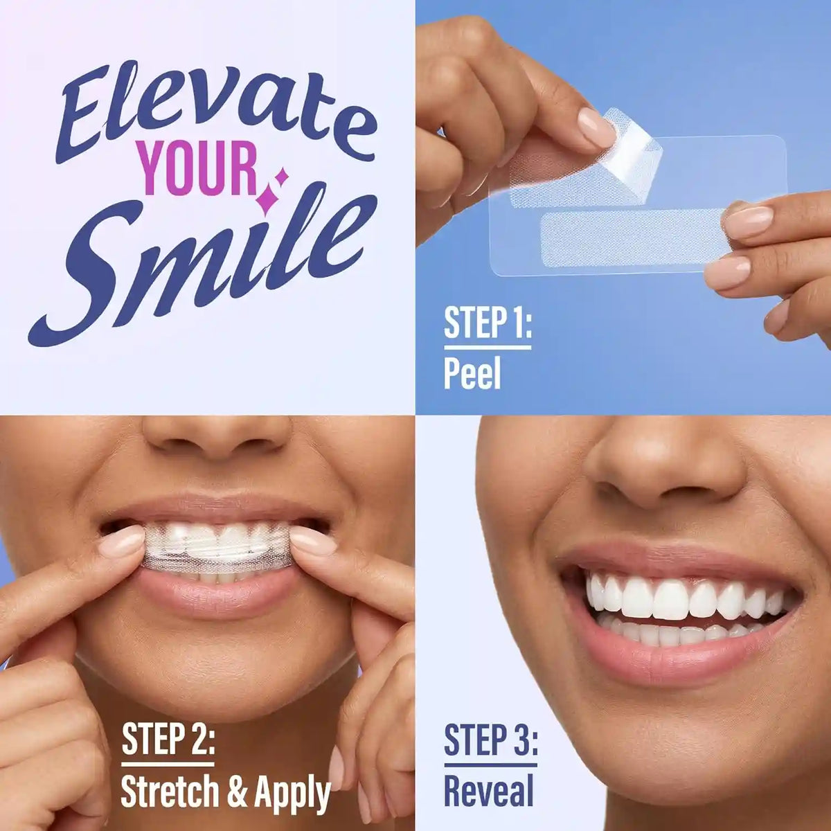 Teeth Whitening Strips – Coconut Oil & Non-Slip Tech For Shimmering White Smiles Without Sensitivity