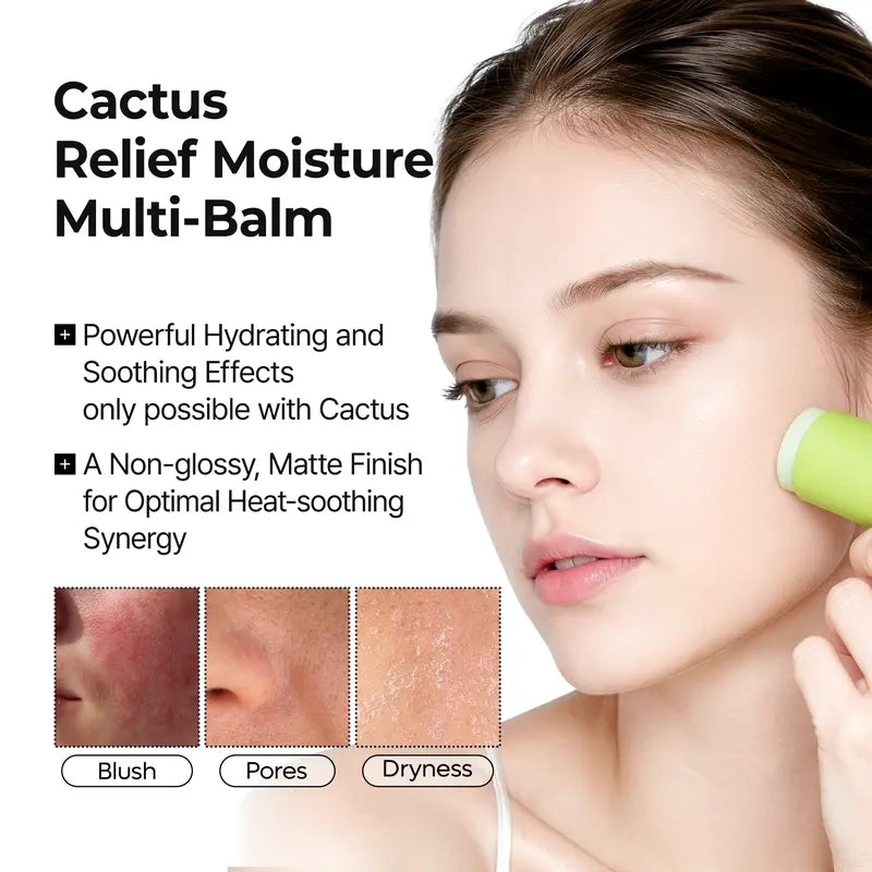 Cooling Pore Relief Balm – Instant Cactus Cryo-Therapy For 3-Second Pore Tightening & Depuffing