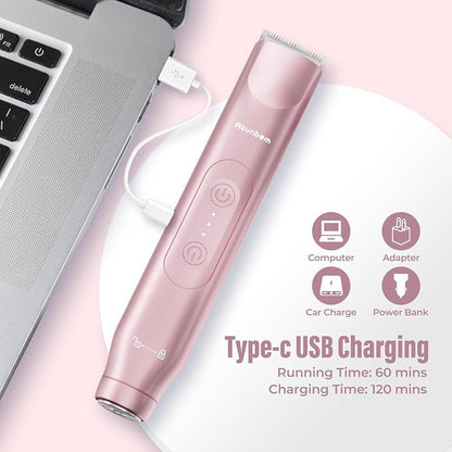 Painless Dual-Head Women Electric Shaver for Flawless Smooth Skin