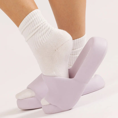 Walk on Clouds: The Ultimate Thick-Sole Recovery Slides