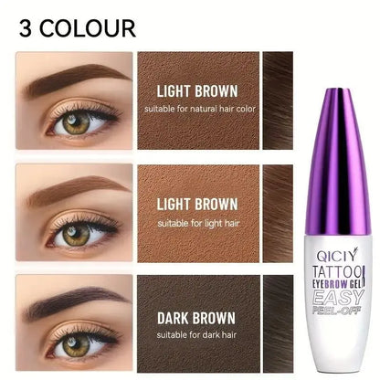 Easy Peel-Off Eyebrow Tint Gel For Fuller Waterproof Brows