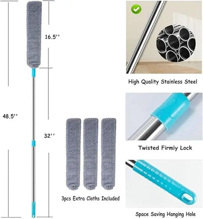 Ultra-Flexible Gap Duster with Extendable Pole
