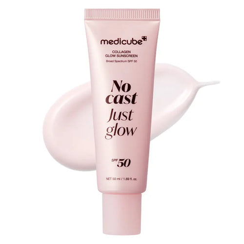 SPF 50 Sunscreen - No White Cast Glow Formula For Lightweight Daily UV Protection