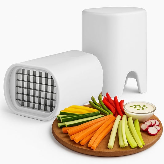 Effortless French Fry & Veggie Chopper for Perfect Sticks in Seconds