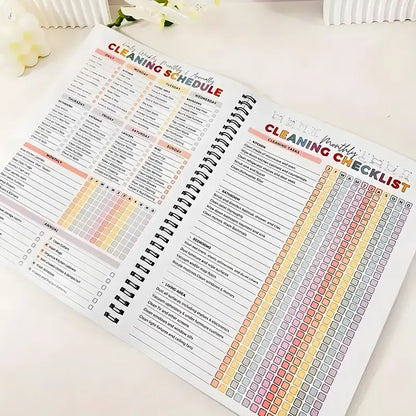 Never Forget a Cleaning Task Again With This Cleaning Schedule & Checklist Planner