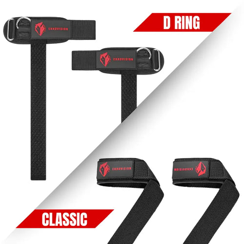 Non-Slip Grip Support with Ultimate D-Ring Lifting Straps