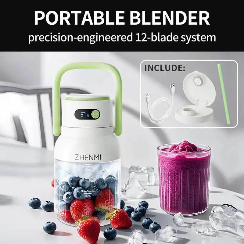 Fresh Blends Anywhere with Smart Power Display