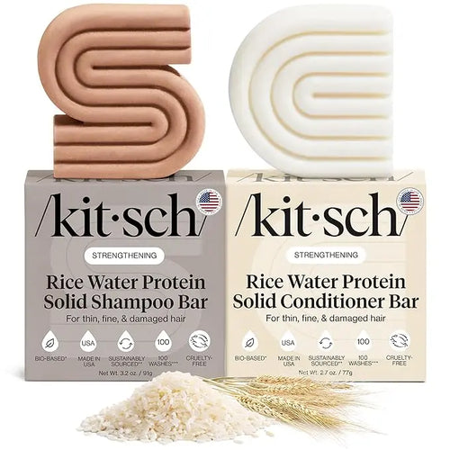 Rice Water Shampoo Bars For Stronger, Healthier Hair