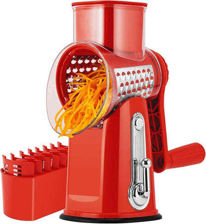 Professional 5-in-1 Rotary Grinder & Vegetable Slicer