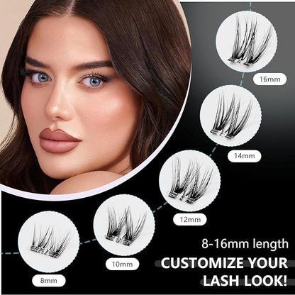 No-Glue Press-On Eyelash Extensions: Professional Look in 3 Seconds