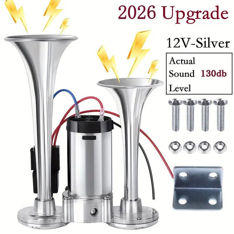 Ultimate 130dB Dual Blast Air Horn Kit