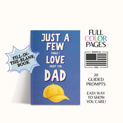 Custom Dad Gift Book: Create a Personalized Fill-in-the-Blank Keepsake Journal