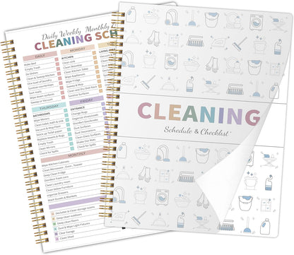 Never Forget a Cleaning Task Again With This Cleaning Schedule & Checklist Planner