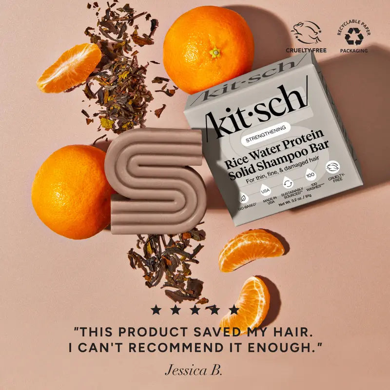Rice Water Shampoo Bars For Stronger, Healthier Hair