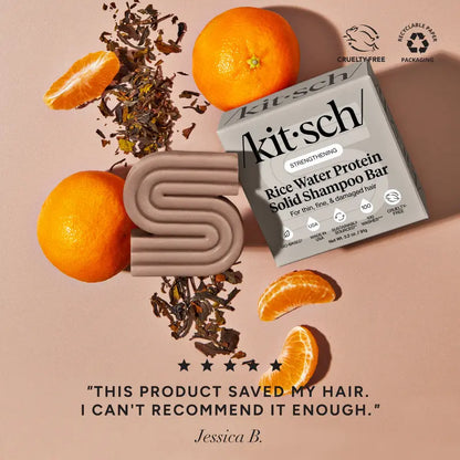 Rice Water Shampoo Bars For Stronger, Healthier Hair
