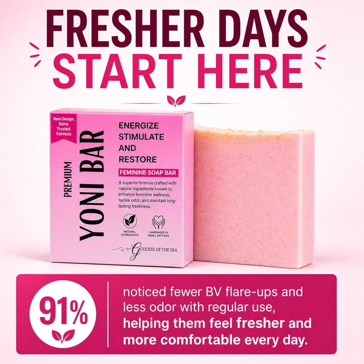 Natural Feminine Care: Restore Perfect pH Balance & All-Day Freshness