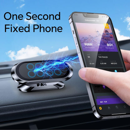 Ultra-Strong N52 Magnetic Alloy Car Phone Mount with 360° Rotation