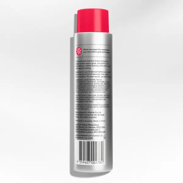 Instant Stain Concealing Whitening Mouthwash – Target Hidden Gunk & Restore Bright Smiles in Seconds