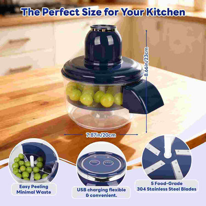 Effortless Hands-Free Automatic Small Fruit Peeler Machine