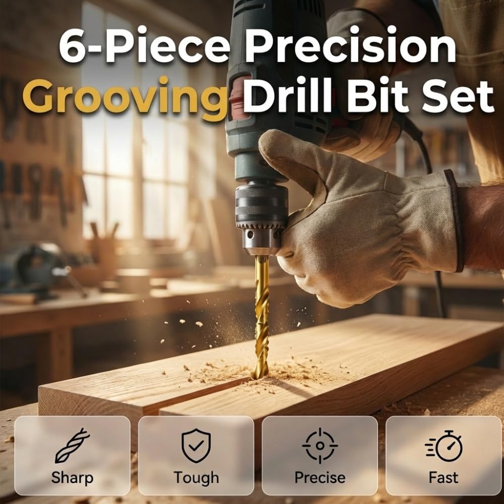 Ultimate Titanium Saw Drill Bit Set – Drill, Cut & Side-Saw Any Material Instantly