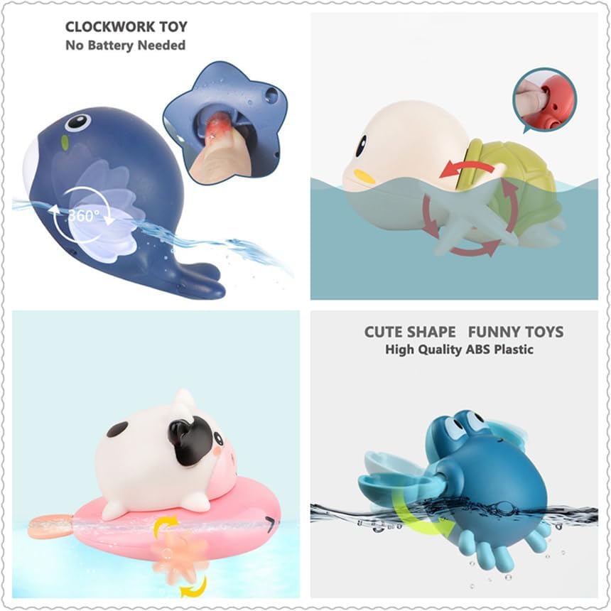 Create Magical Water Stories,playful animals for endless imaginative bath play