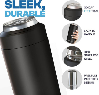 One Cooler for Every Drink: Cans, Slims, & Bottles.
