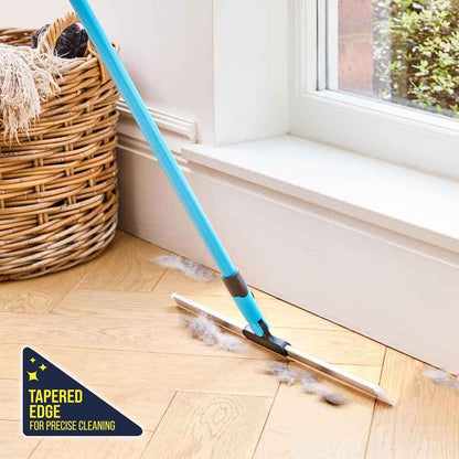Smart Rubberized Floor Broom – Effortless Pet Hair Removal on All Smooth Flooring