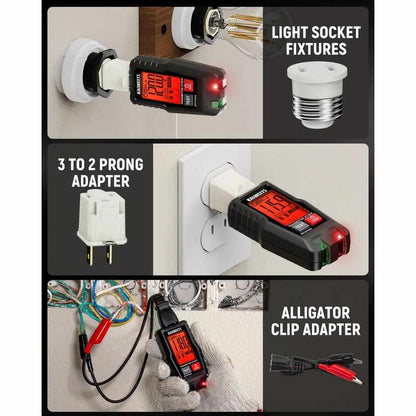 Smart Circuit Breaker Finder & Digital Socket Tester Kit