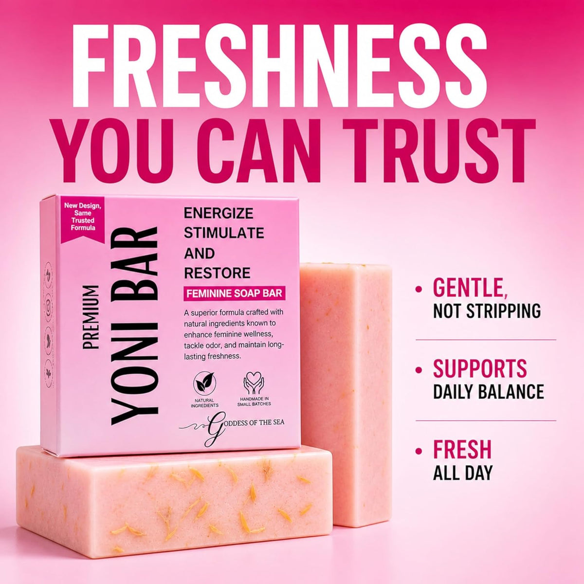 Natural Feminine Care: Restore Perfect pH Balance & All-Day Freshness
