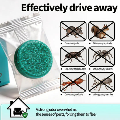 Natural Peppermint Rodent Repellent Balls for Home & Vehicle
