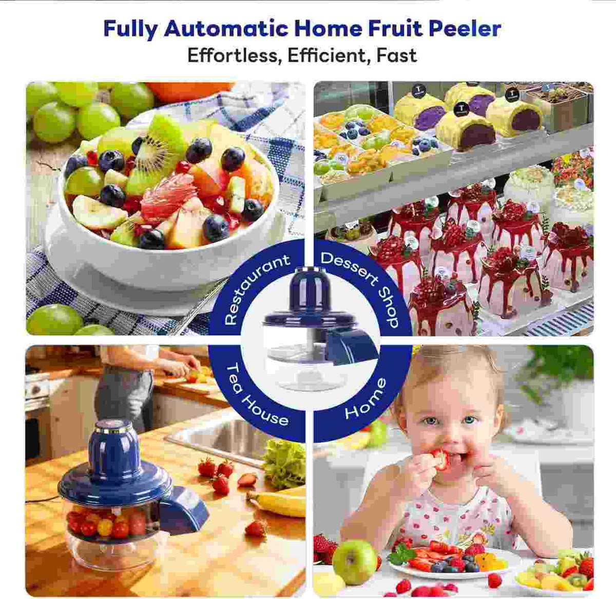 Effortless Hands-Free Automatic Small Fruit Peeler Machine
