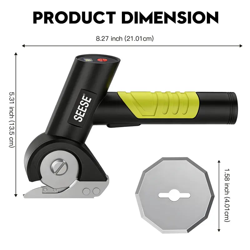 Cordless Electric Scissors for Fast Box & Material Cutting