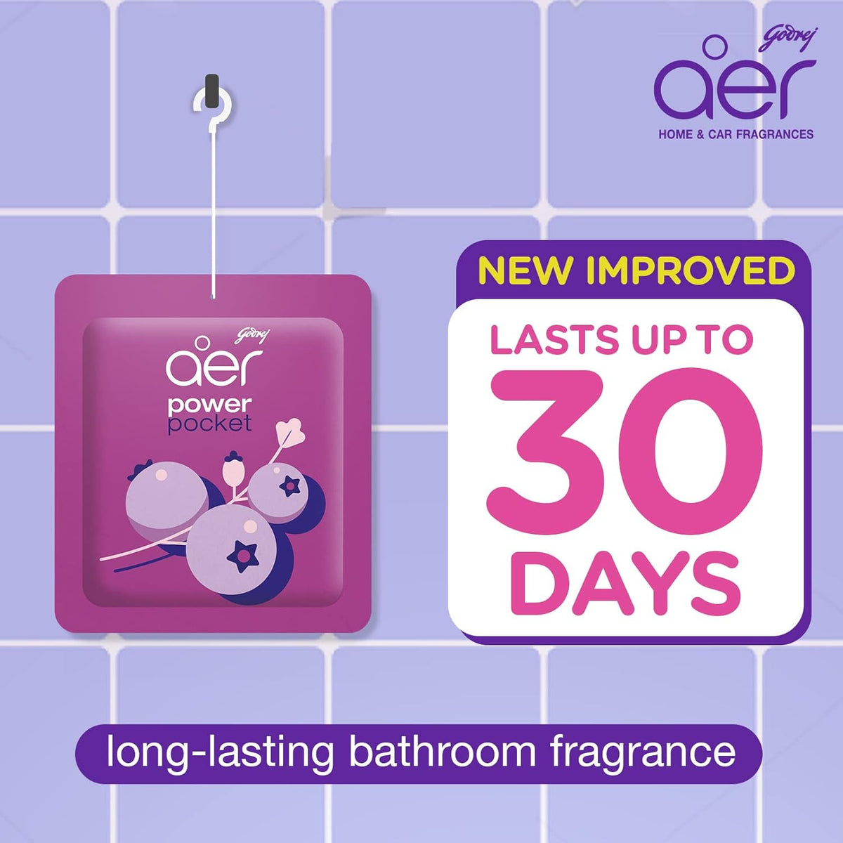 Hanging Air Freshener Pockets - 30-Day Passive Freshness For Bathrooms & Small Spaces