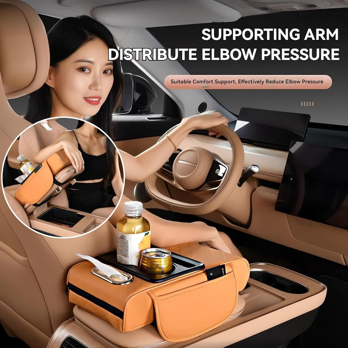 Upgrade Your Drive With 4-In-1 Comfort & Storage