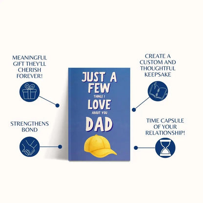Custom Dad Gift Book: Create a Personalized Fill-in-the-Blank Keepsake Journal