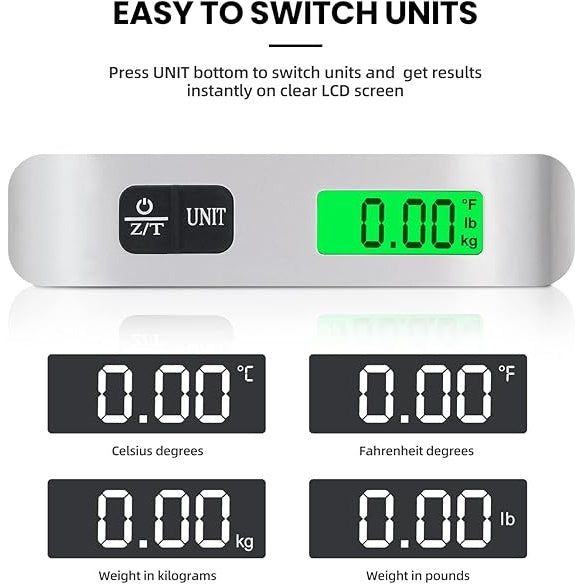 Know your luggage weight in seconds with a compact digital scale trusted by travelers worldwide
