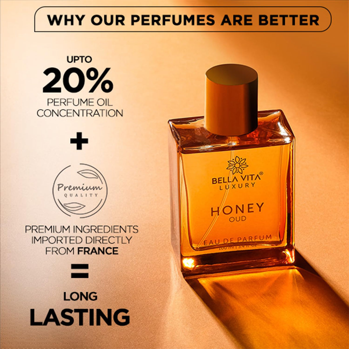 Rich Honey & Oud Luxury Perfume