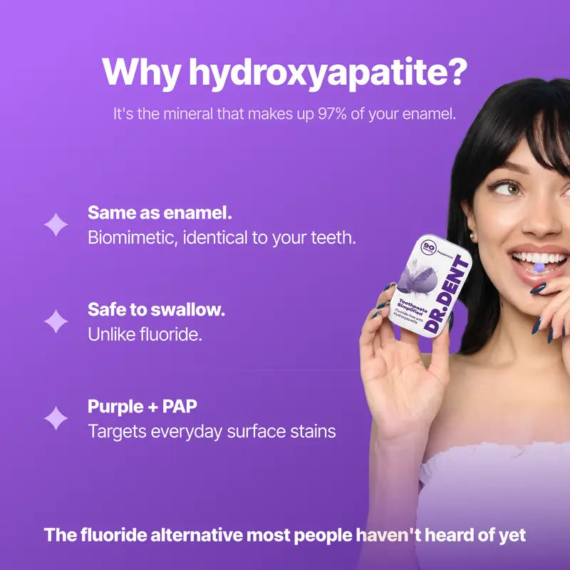 Instant Purple Color-Correcting Teeth Whitening Tablets