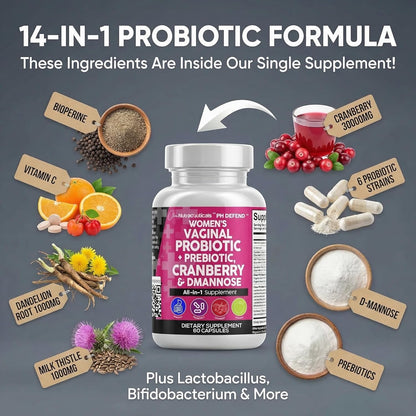 Eliminate Odor & Restore pH Balance Instantly with 4-in-1 Vaginal Care