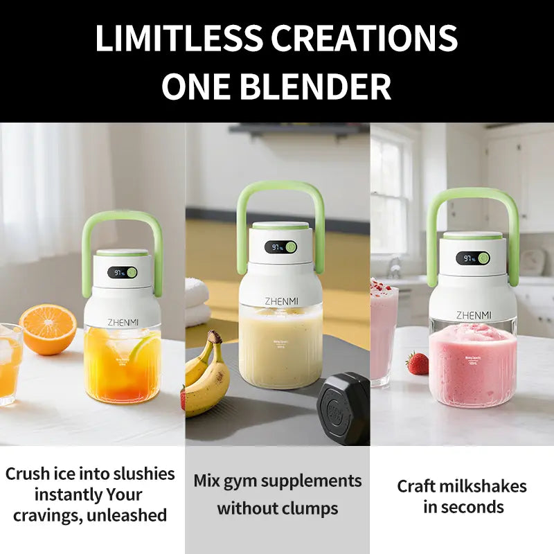 Fresh Blends Anywhere with Smart Power Display