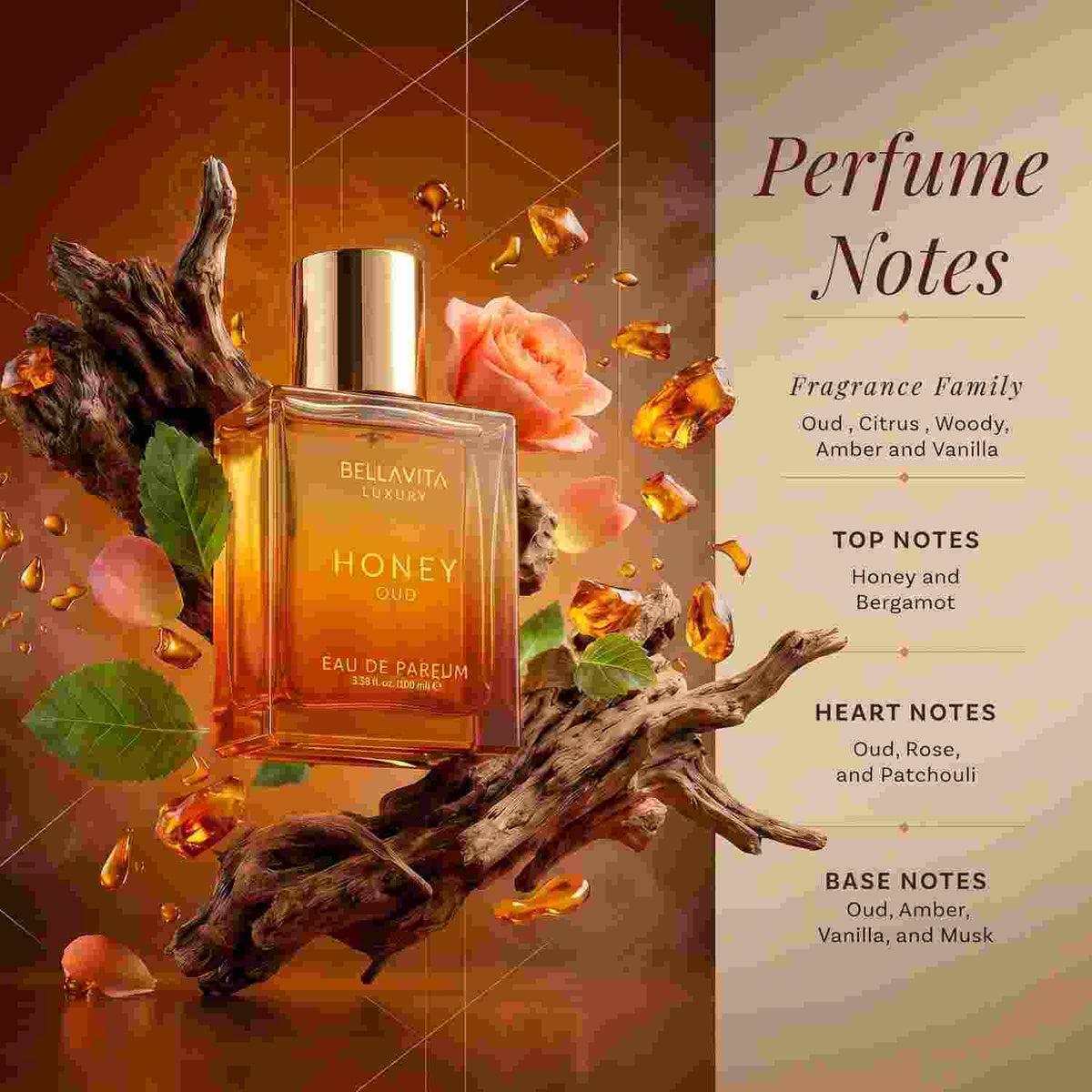 24HR Long-Lasting Honey Oud EDP Spray