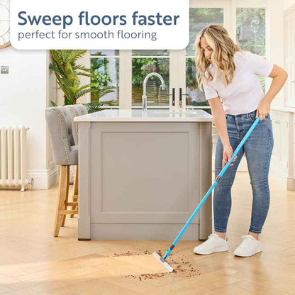 Smart Rubberized Floor Broom – Effortless Pet Hair Removal on All Smooth Flooring