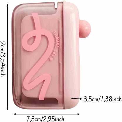 Dental Floss Picks Case - One-Press Pop-Up Dispenser For Effortless On-The-Go Oral Care